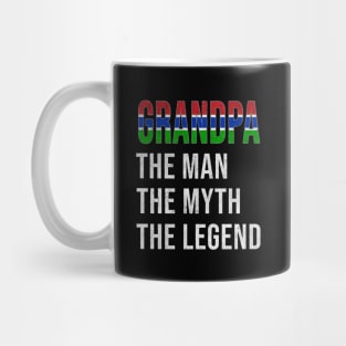 Grand Father Gambian Grandpa The Man The Myth The Legend - Gift for Gambian Dad With Roots From  Gambia Mug